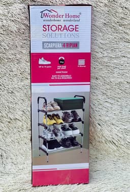 Wonder home quality 4 layers shoe rack